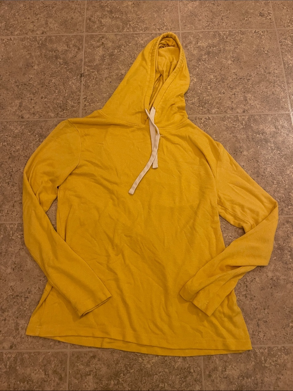 Women's Yellow Zyia boyfriend hoodie -Sleeve Pullover